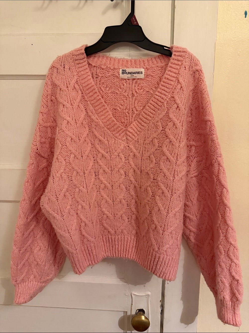 Pink sweater